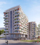 Hochansicht neue Wohngebäude Eisteichstraße