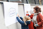 Brainstorming zu guter Nachbarschaft