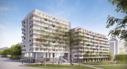 Neue Wohnhäuser in der Eisteichstraße
